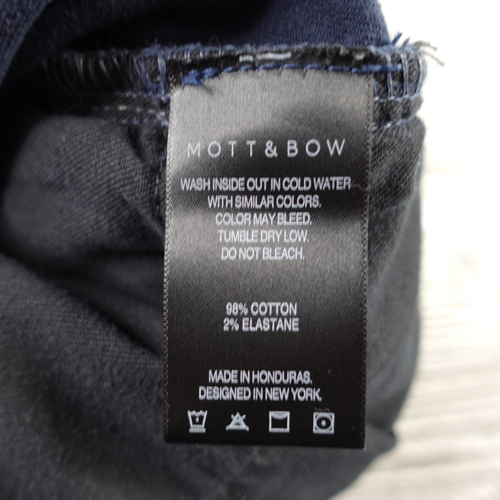 Mott & Bow Jeans Mens Size 40x32 Mercer Straight Leg Denim 5 Pocket Design Pants - Picture 6 of 8